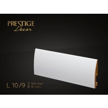 Listwa przypodłogowa MDF Prestige Decor L 10/9 - 16mm - biała - RAL 9003/RAL 9016 - ZAPYTAJ O RABAT