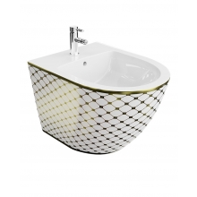 Bidet wiszący Lavita Sofi Checked Gold