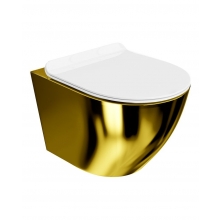 Miska WC Lavita Sofi Slim Gold/White