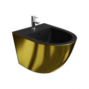 Bidet wiszący Lavita Sofi Gold/Black